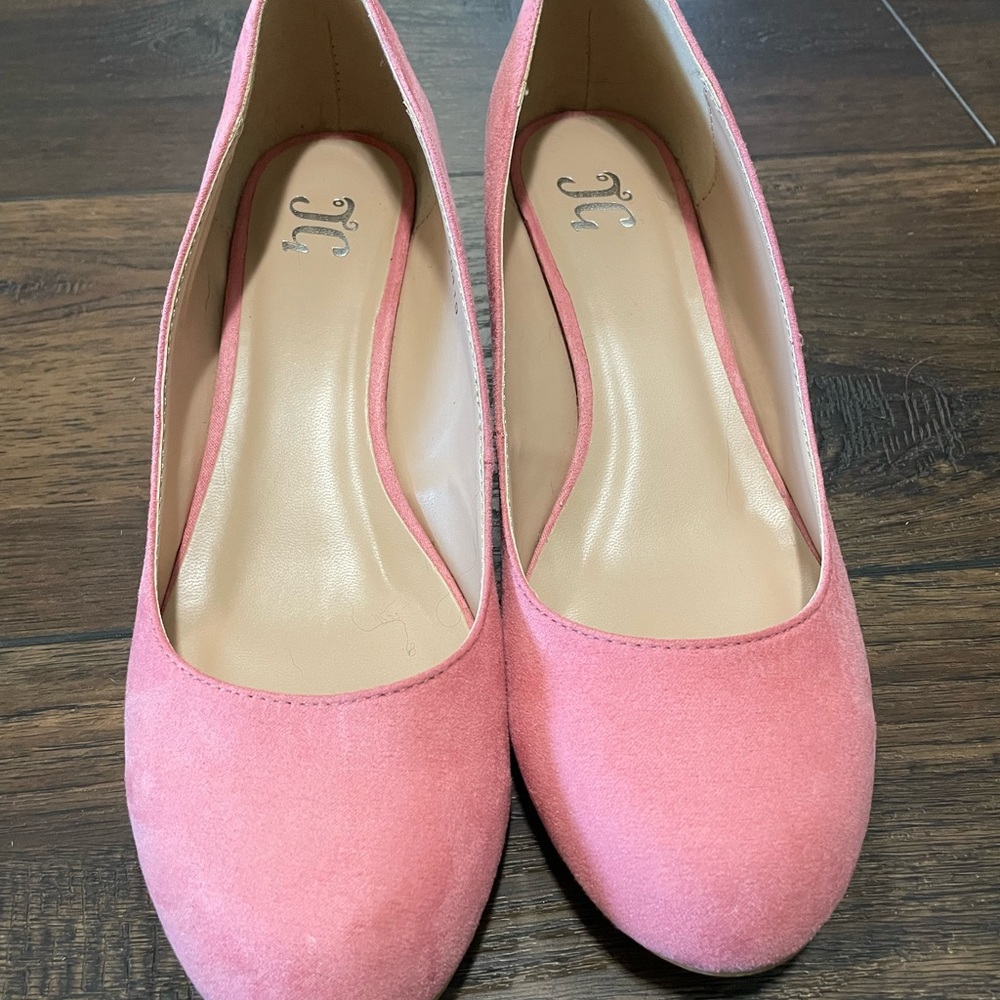 Journee Collection Women’s Wedge in Pink size 8